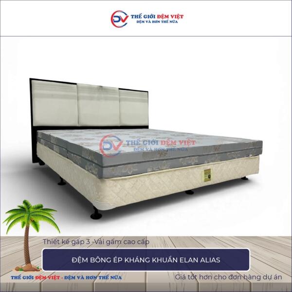 Đệm bông ép Elan Alias gấp 3